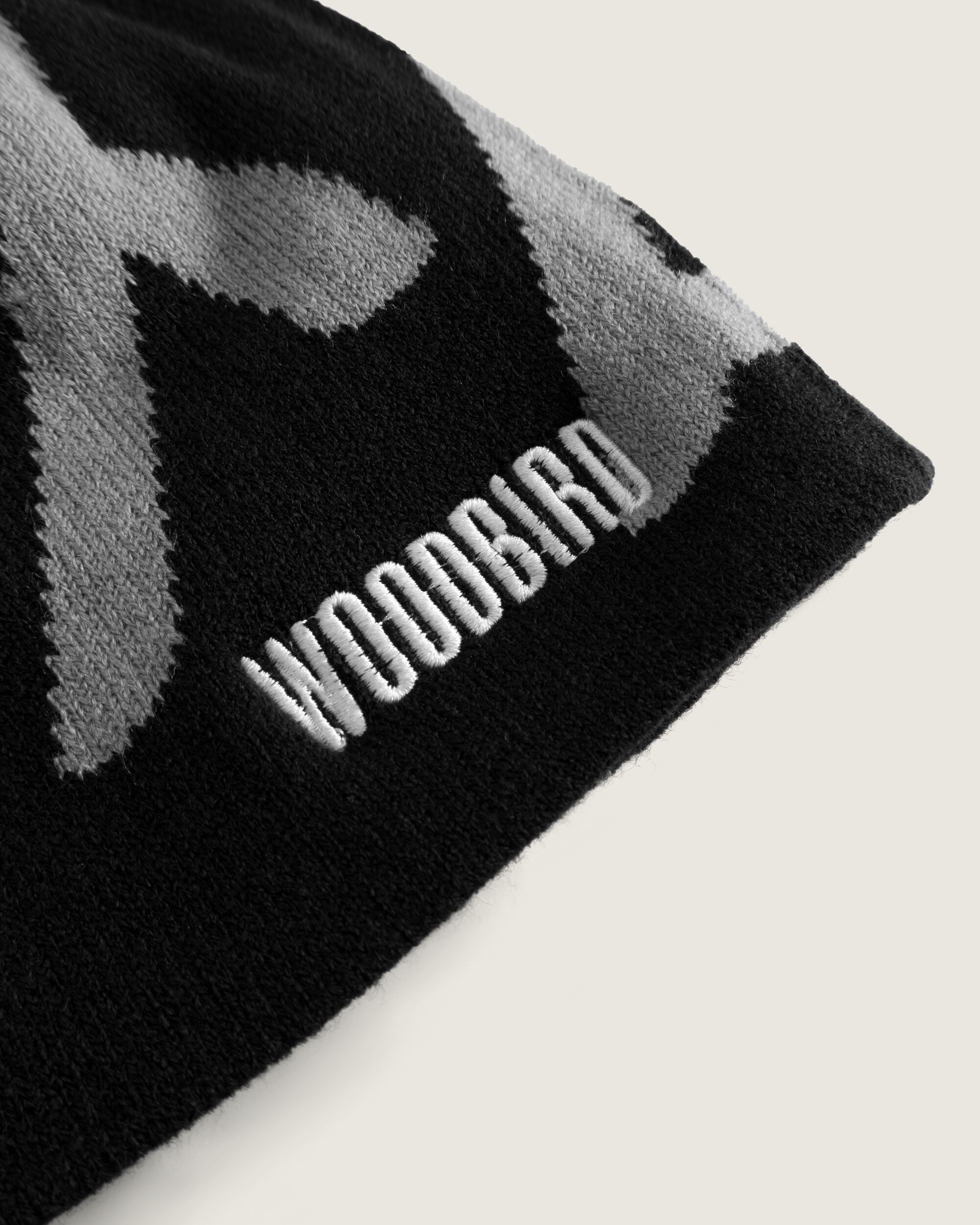 Woodbird WBYeti Cotton Beanie Accessories Black-Grey