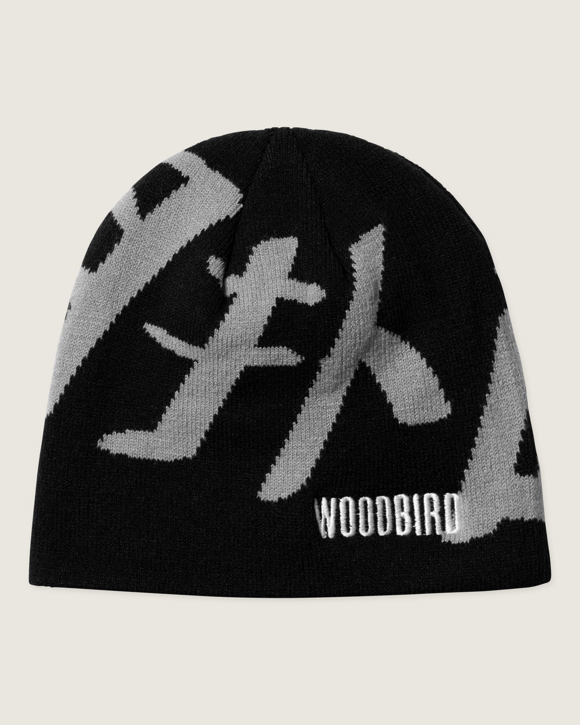 Woodbird WBYeti Cotton Beanie Accessories Black-Grey