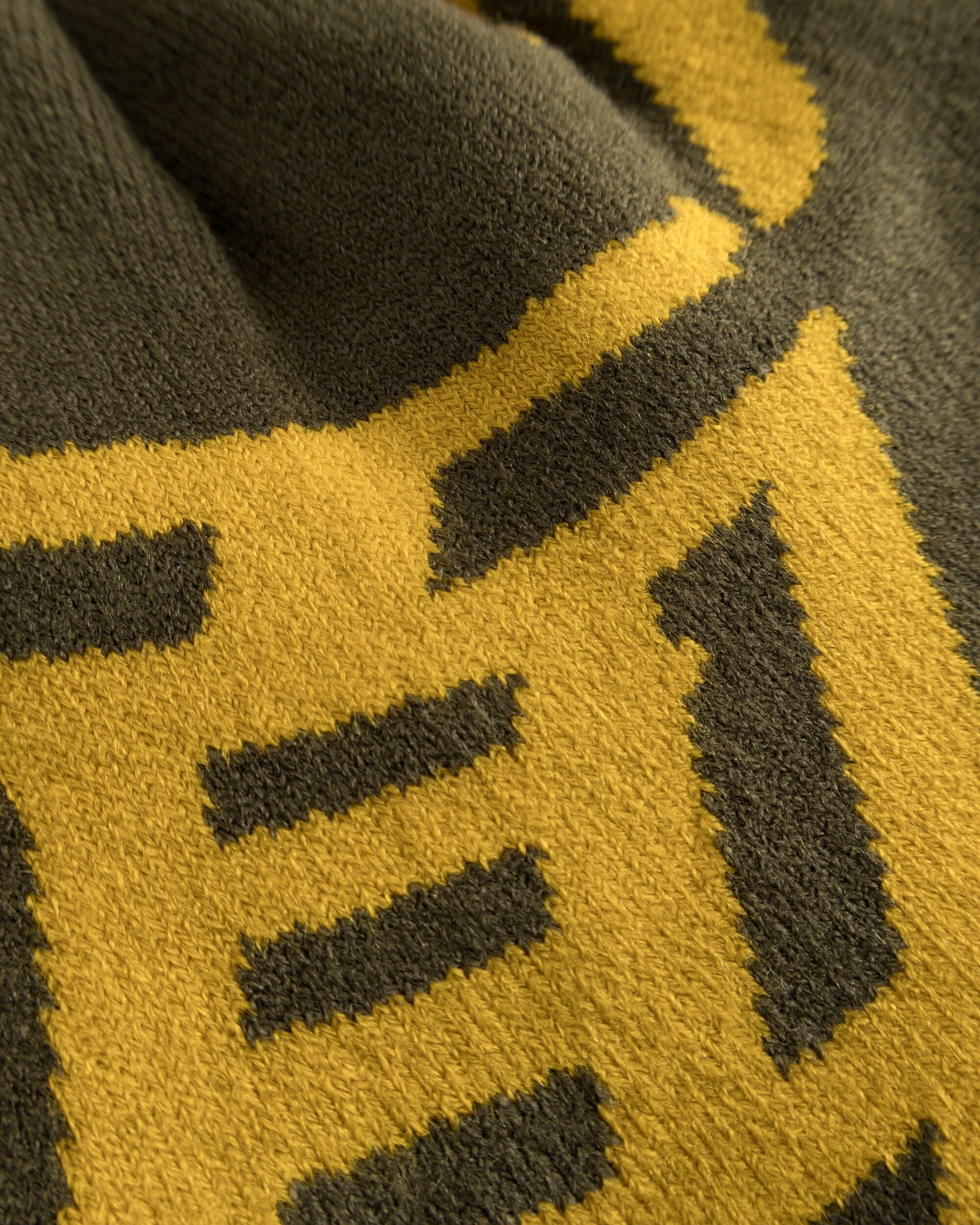 Woodbird WBYeti Cotton Beanie Accessories Dark Brown-yellow
