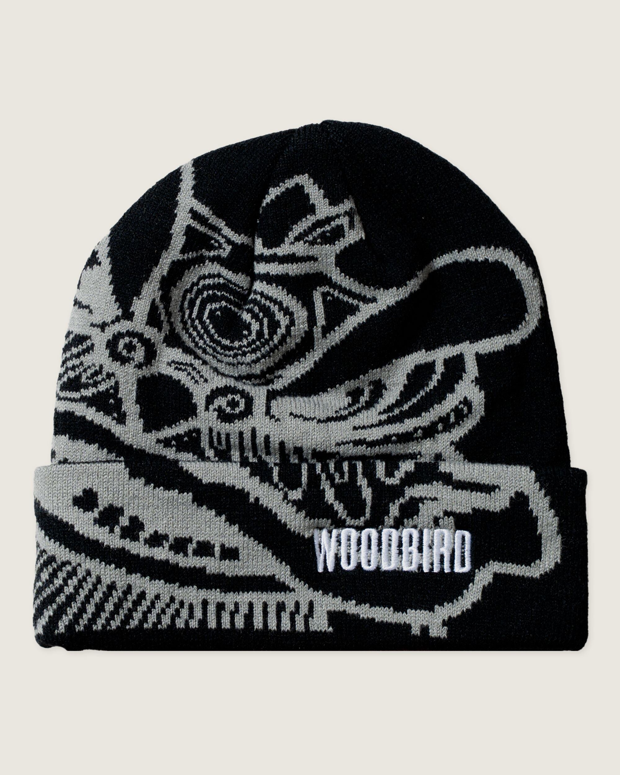 Woodbird WBYeti Cotton Beanie Accessories Black-Grey