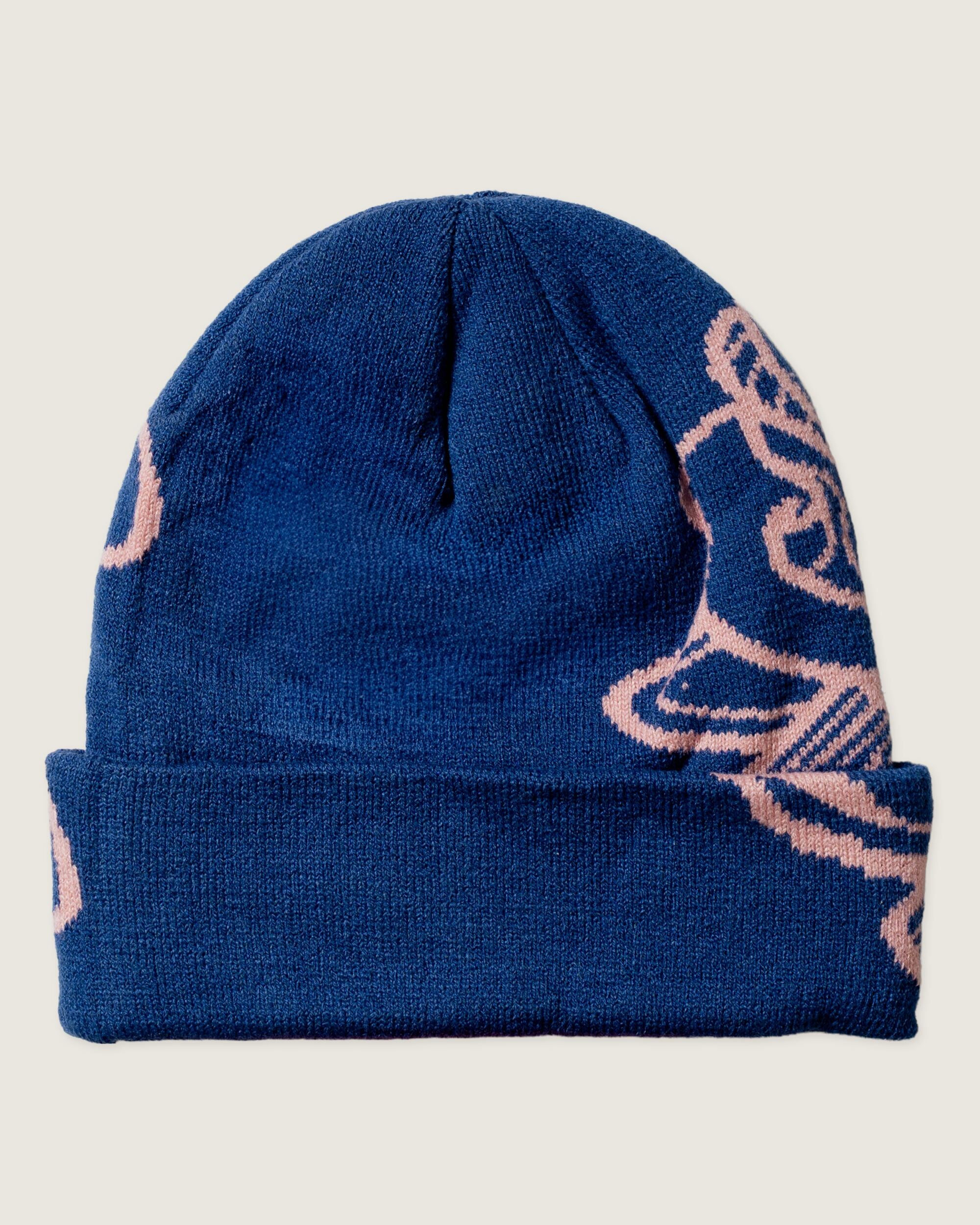 Woodbird WBYeti Cotton Beanie Accessories Blue-Pink