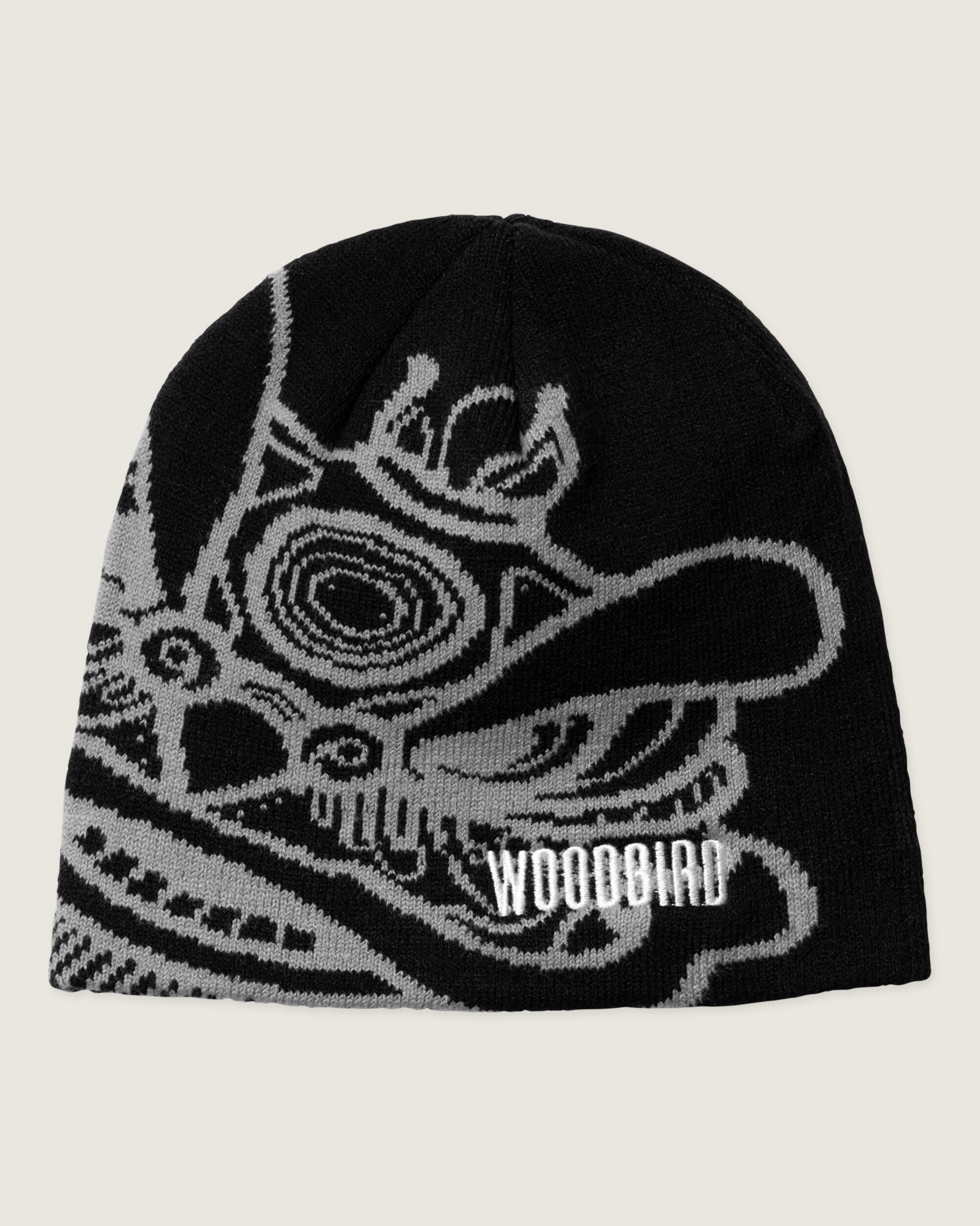 Woodbird WBYeti Cotton Beanie Accessories Black-Grey