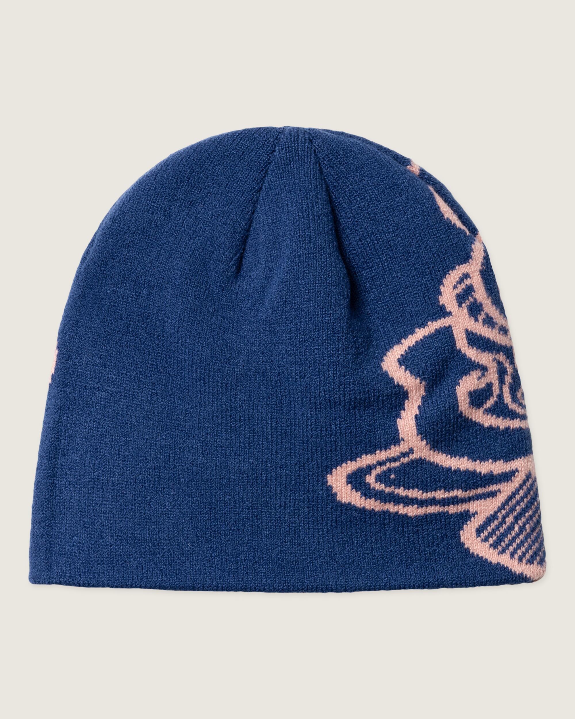 Woodbird WBYeti Cotton Beanie Accessories Blue-Pink
