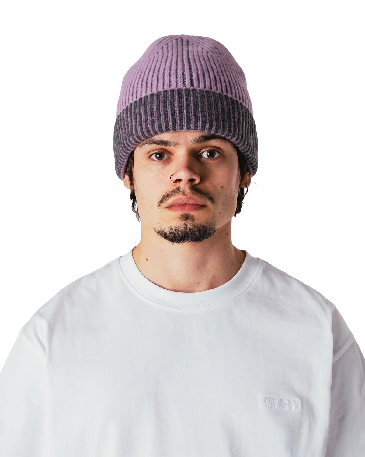 Woodbird WBYeti Plated Beanie Accessories Violet-Slate Blue