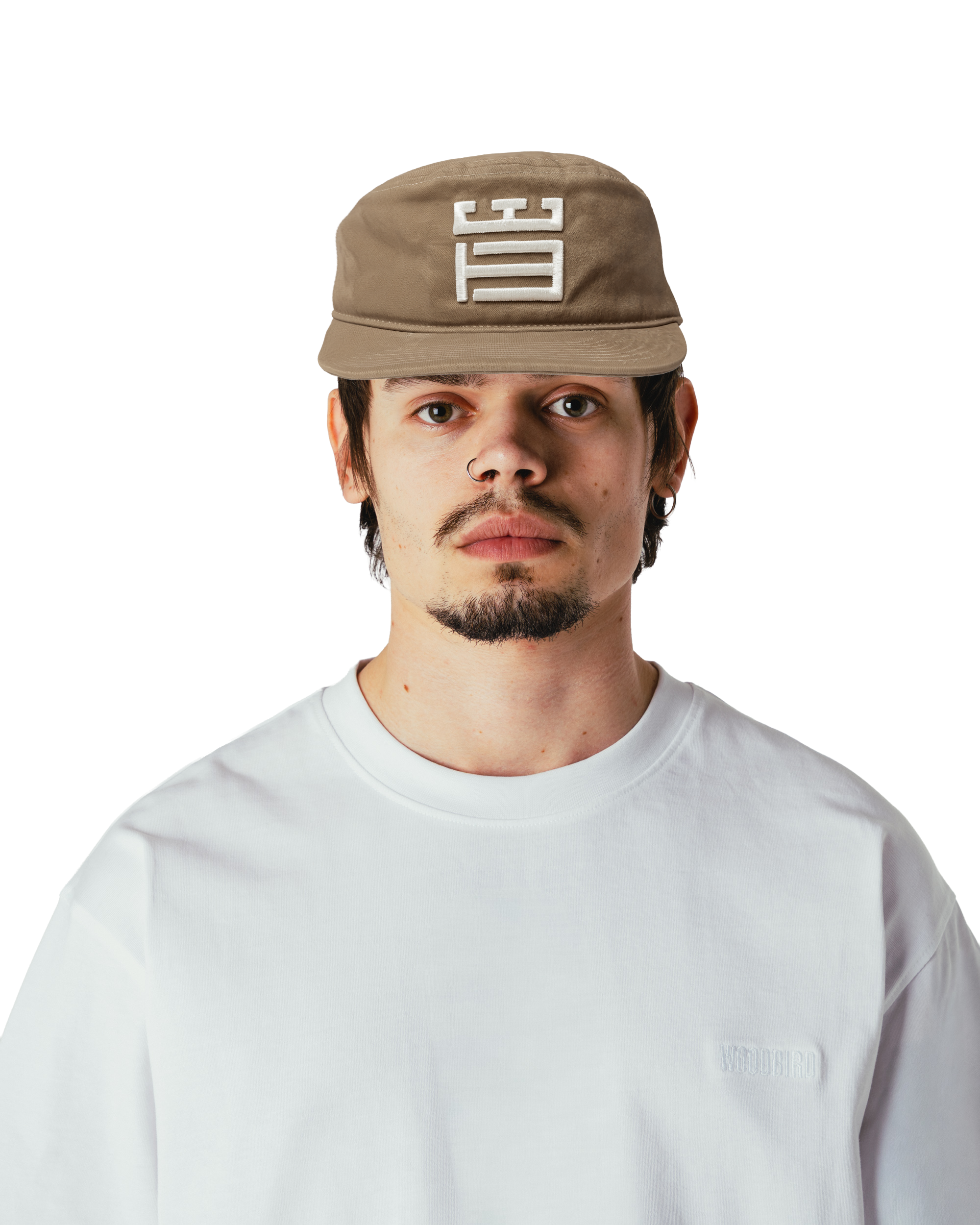 Woodbird WBYin Pillbox Cap Accessories Brown