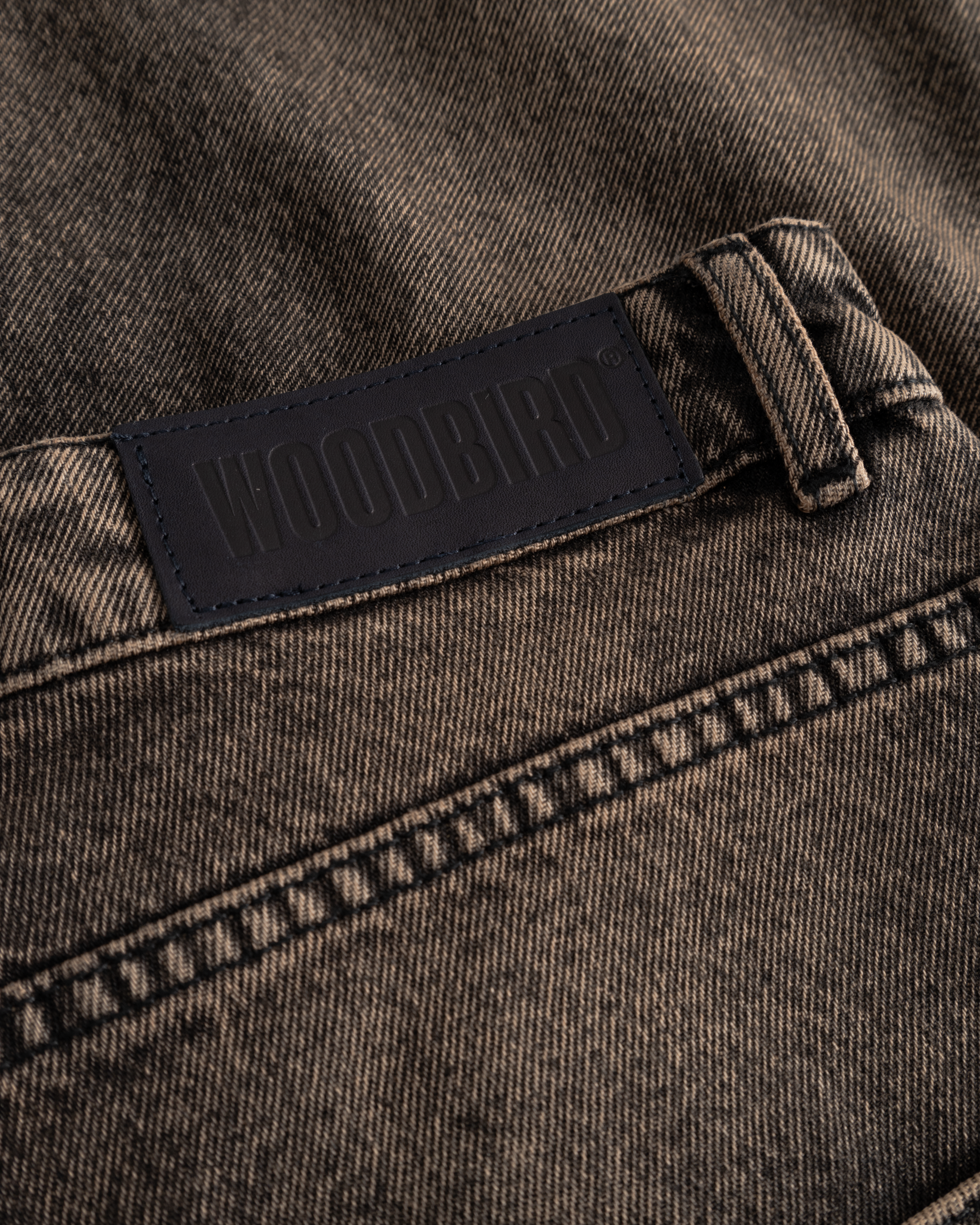 Woodbird WBYuto Oak Jeans Jeans Washed Brown