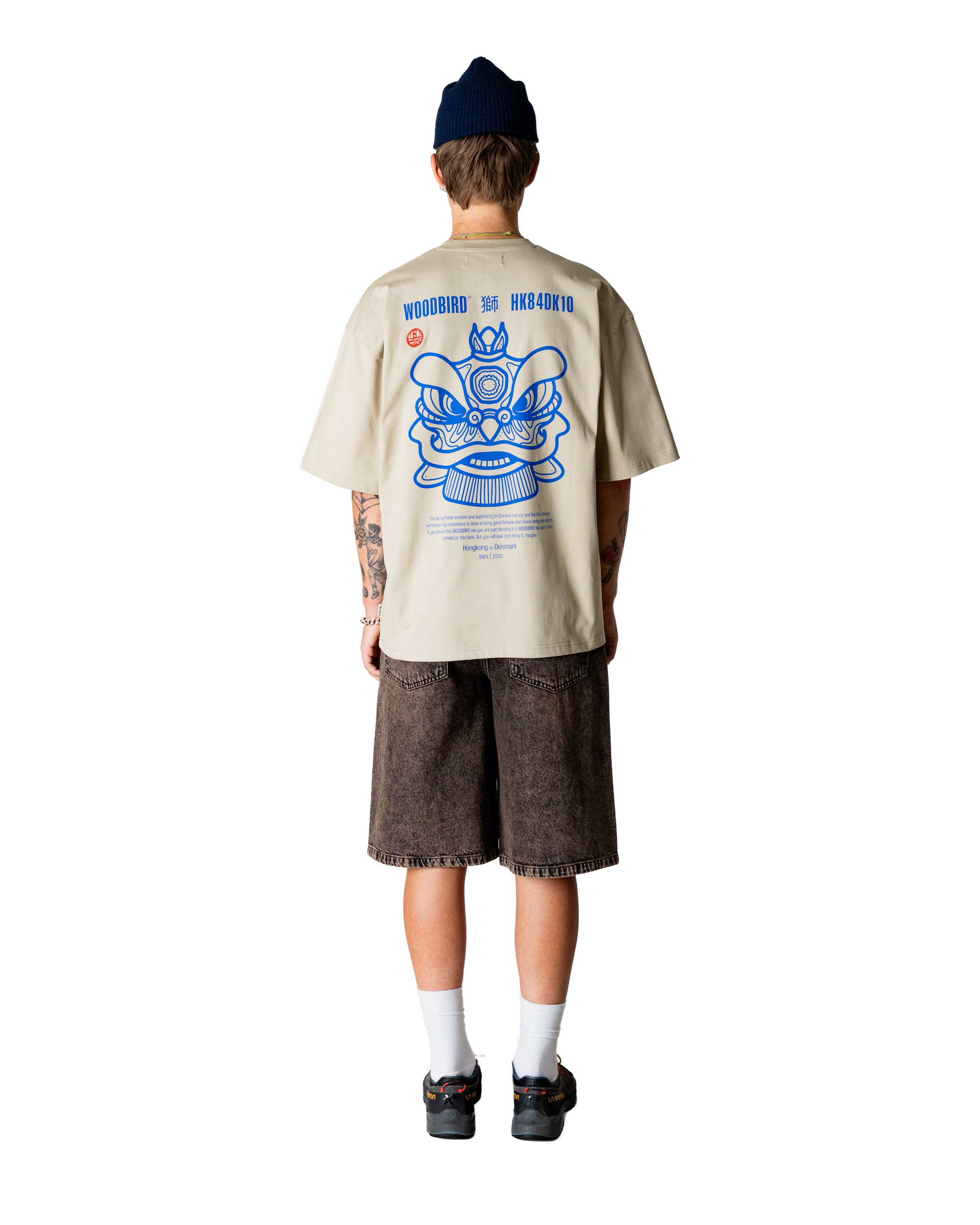 Woodbird WBYuto Oak Shorts Shorts Washed Brown