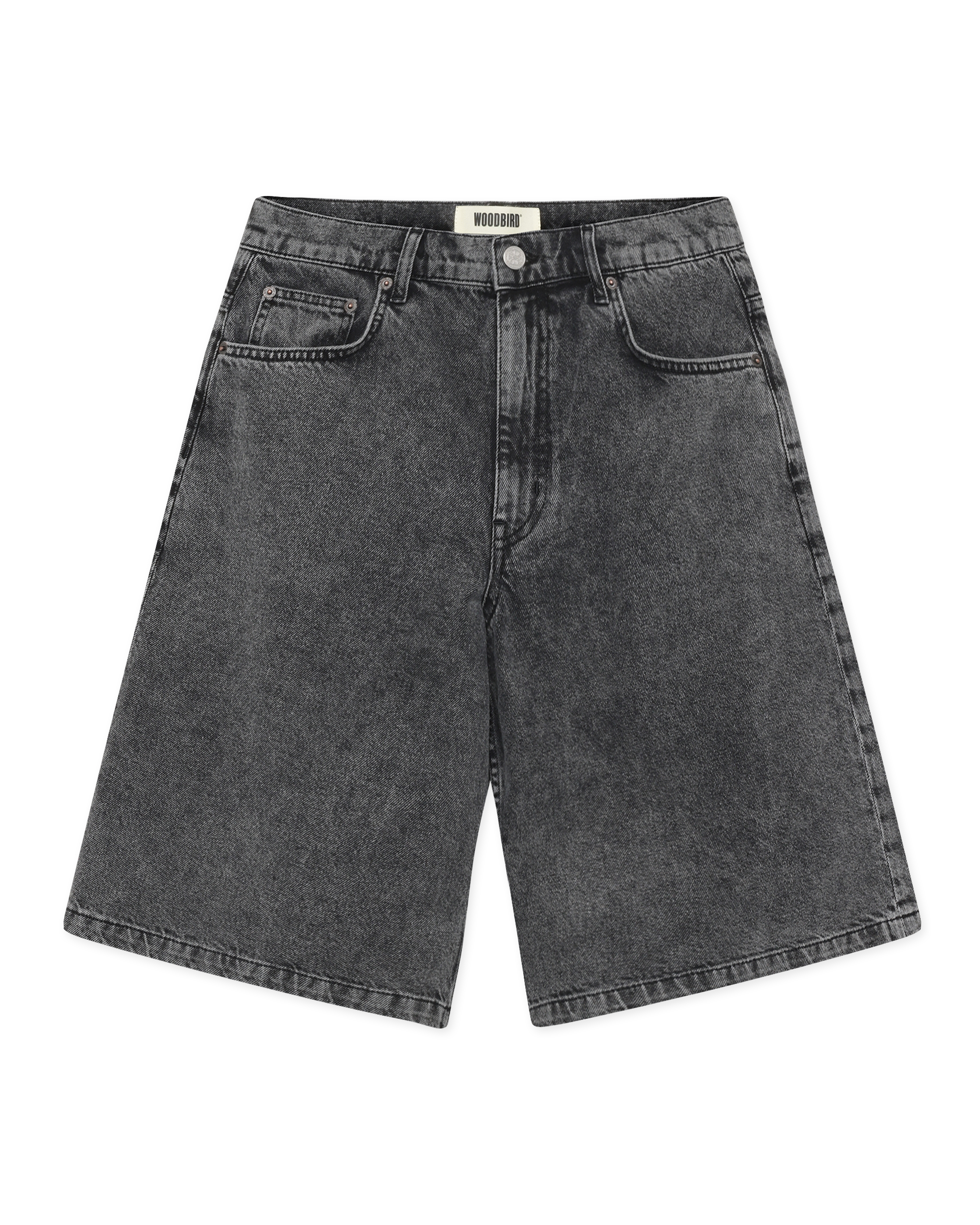 Woodbird WBYuto Thunblack Shorts Shorts Dark Grey
