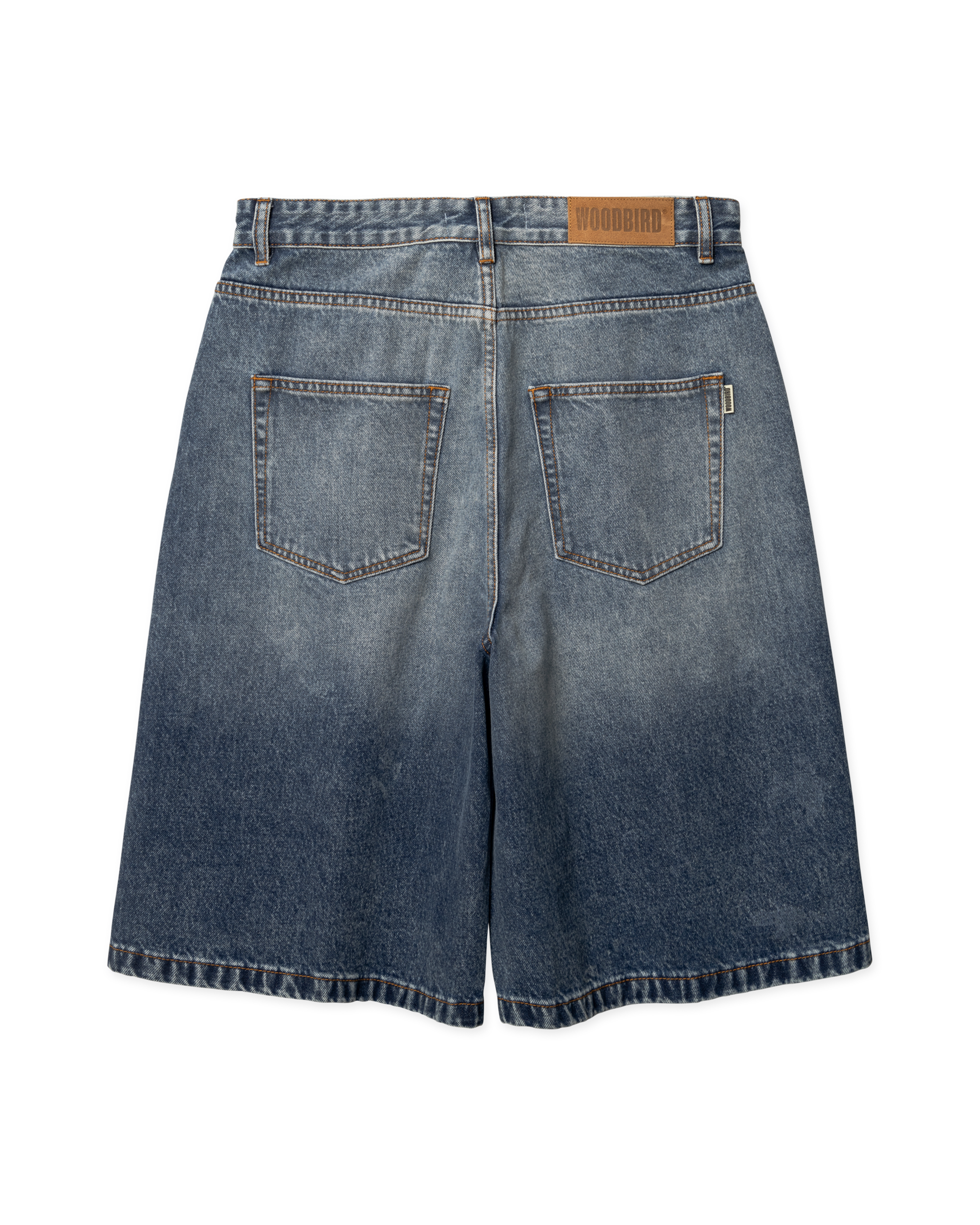 Woodbird WBYuto Twisted Shorts Shorts Blue Vintage