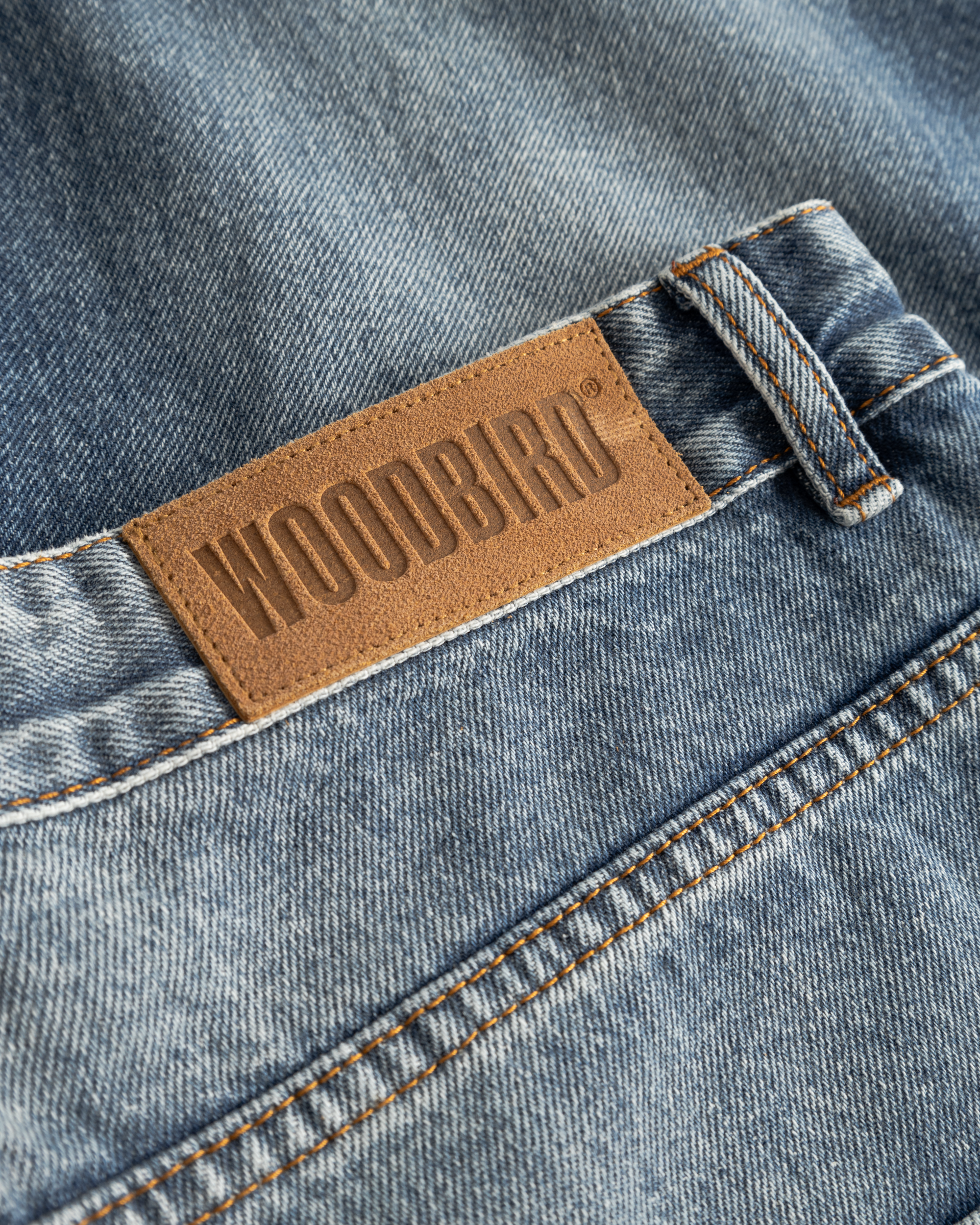 Woodbird WBYuto Twisted Shorts Shorts Blue Vintage