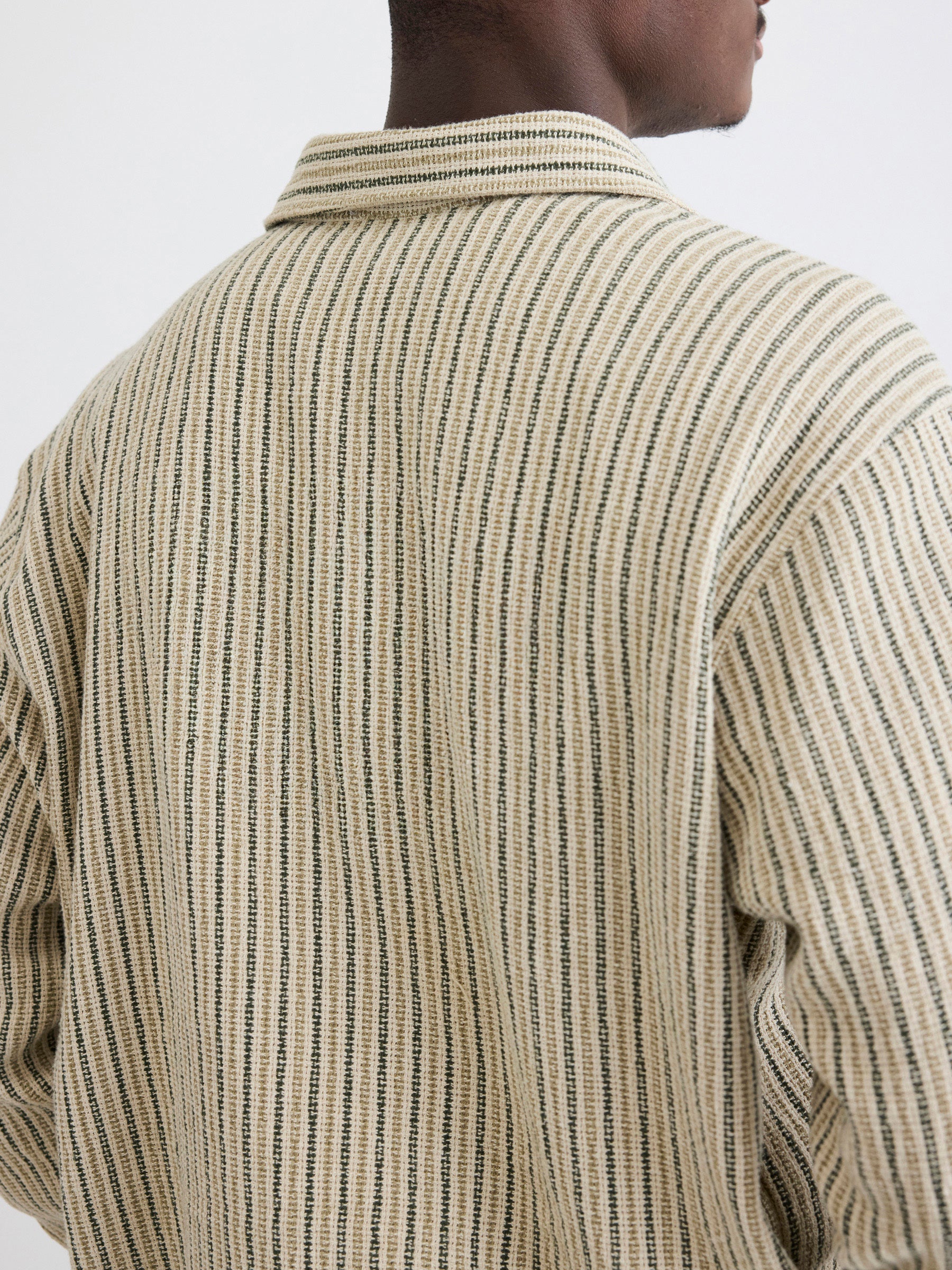 WBYuzo Knitted Shirt - Off White – Woodbird