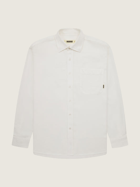 Woodbird WBYuzo Tencel Shirt Shirts Off White