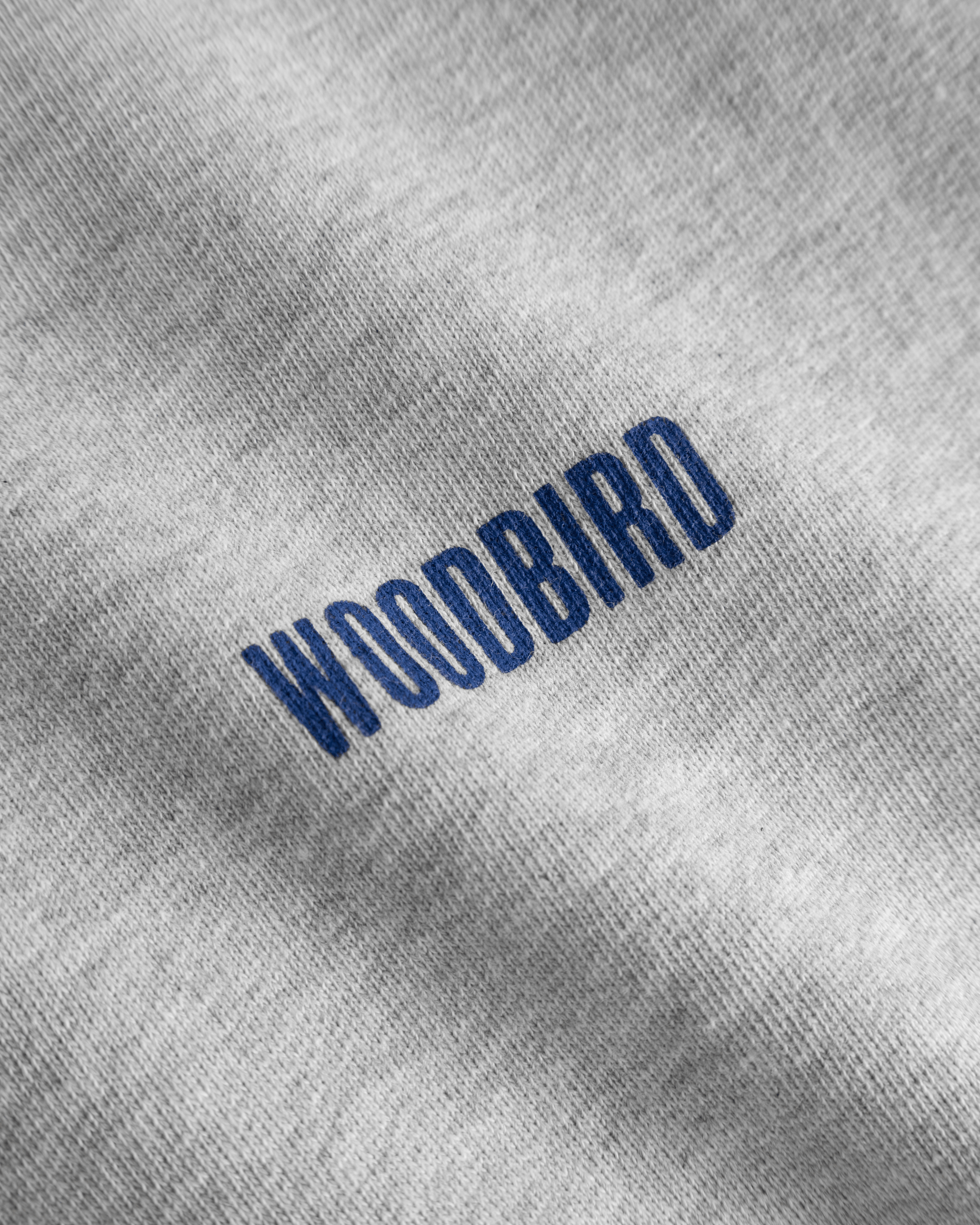 Woodbird WBZhang Hao Crew Sweats Grey Melange