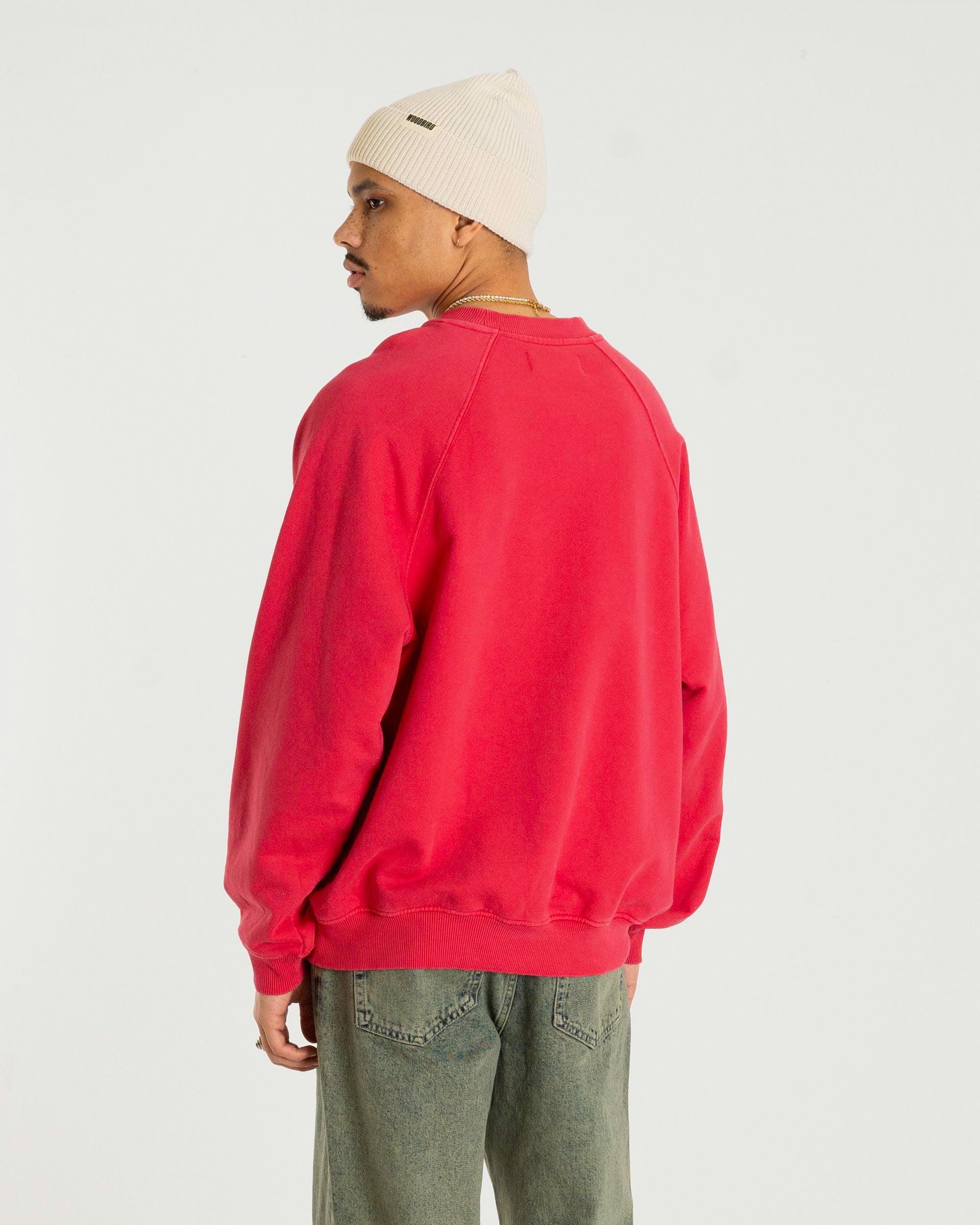 WBZhang Washed Crew - Pink – Woodbird