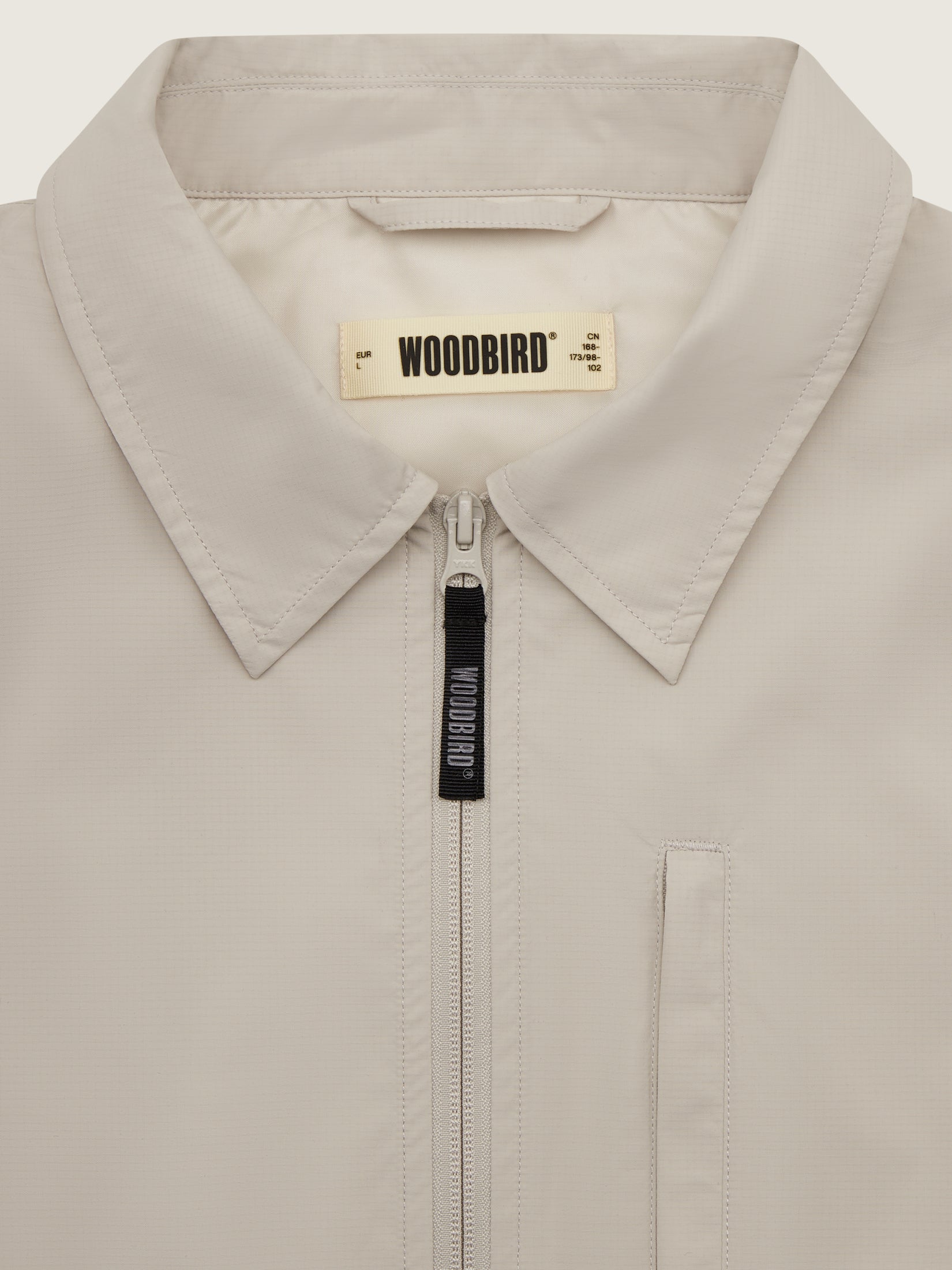 Woodbird WBZhen Tech Jacket Outerwear Light Grey