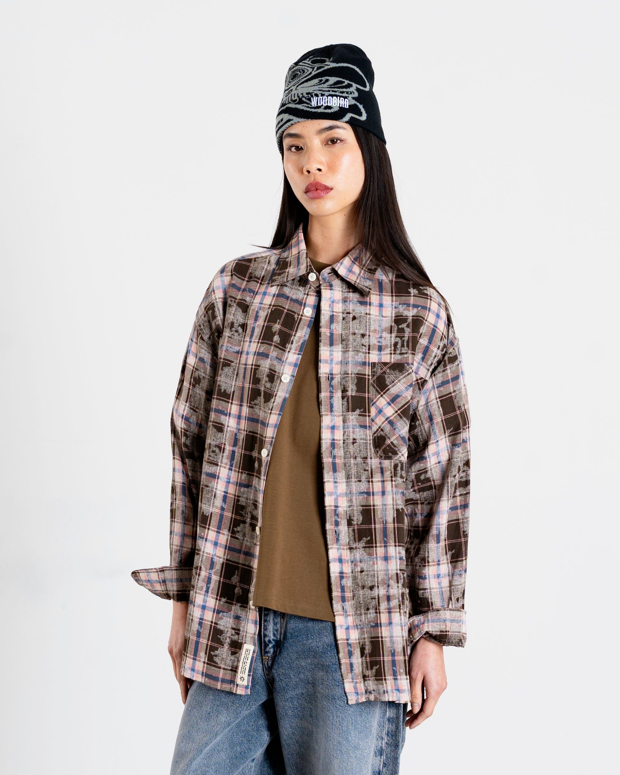 Woodbird Female WBZimo Check Shirt Shirts Pink