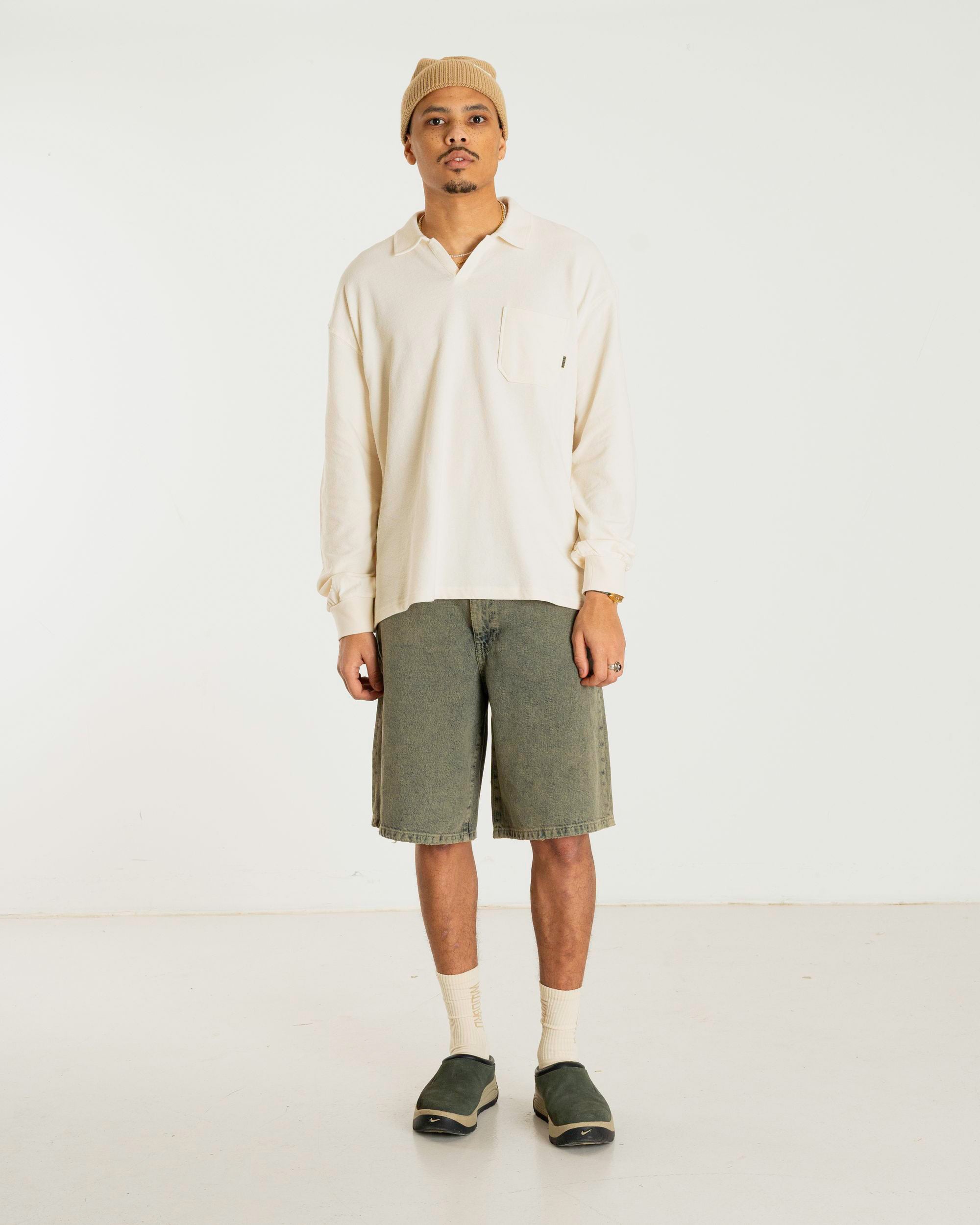 Woodbird WBlych Terry Polo Shirts Off White