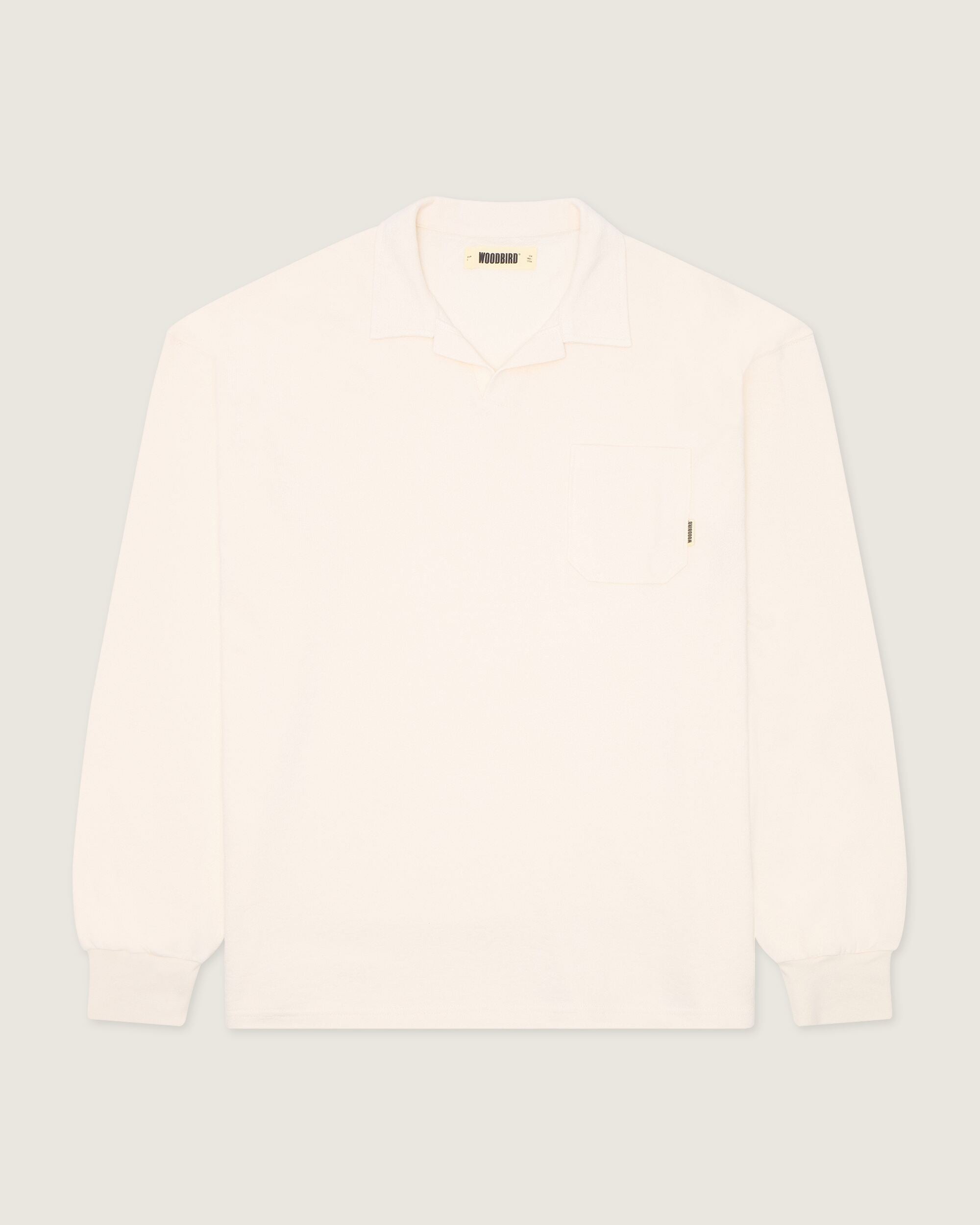 Woodbird WBlych Terry Polo Shirts Off White