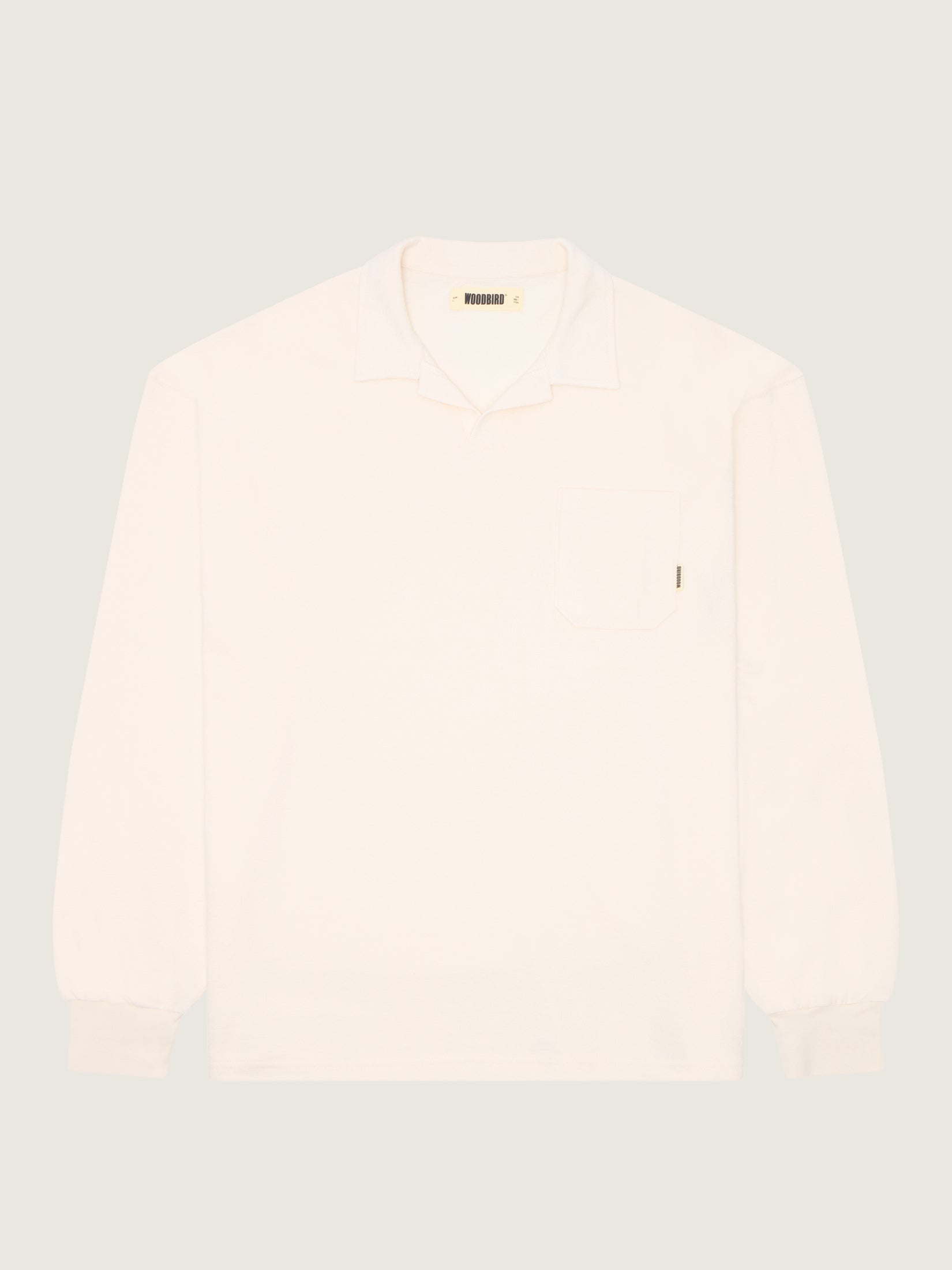 Woodbird WBlych Terry Polo T-Shirts Off White