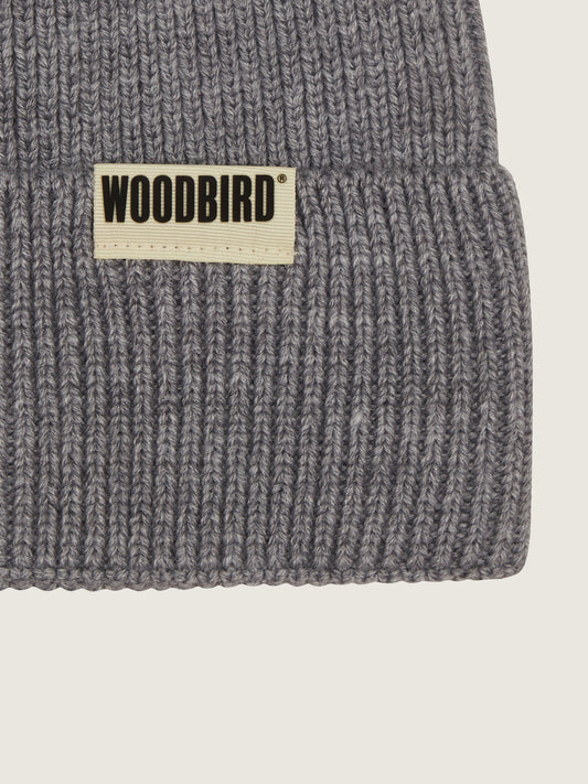 Woodbird WB Yupa Long Beanie Accessories Light Grey