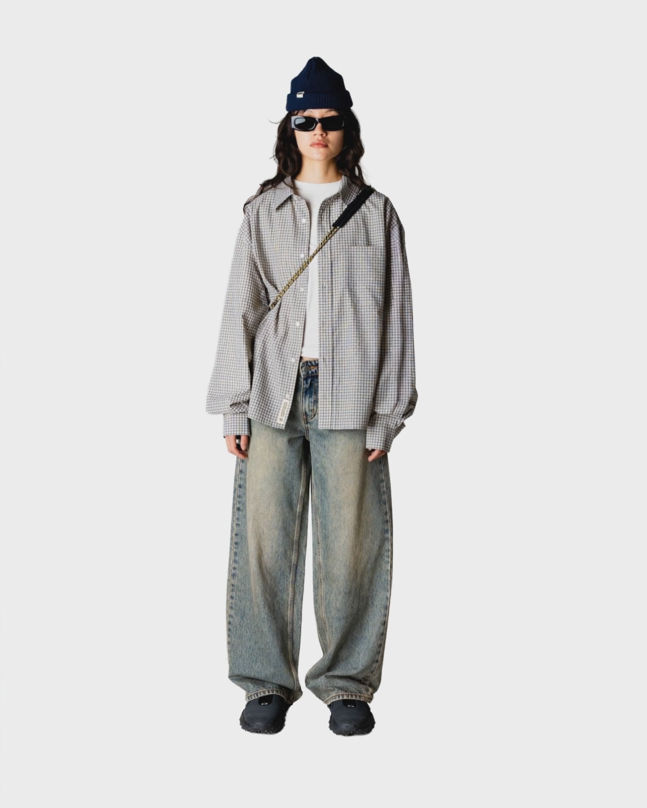 Woodbird Female WBAya Aged Jeans Jeans Dark Blue