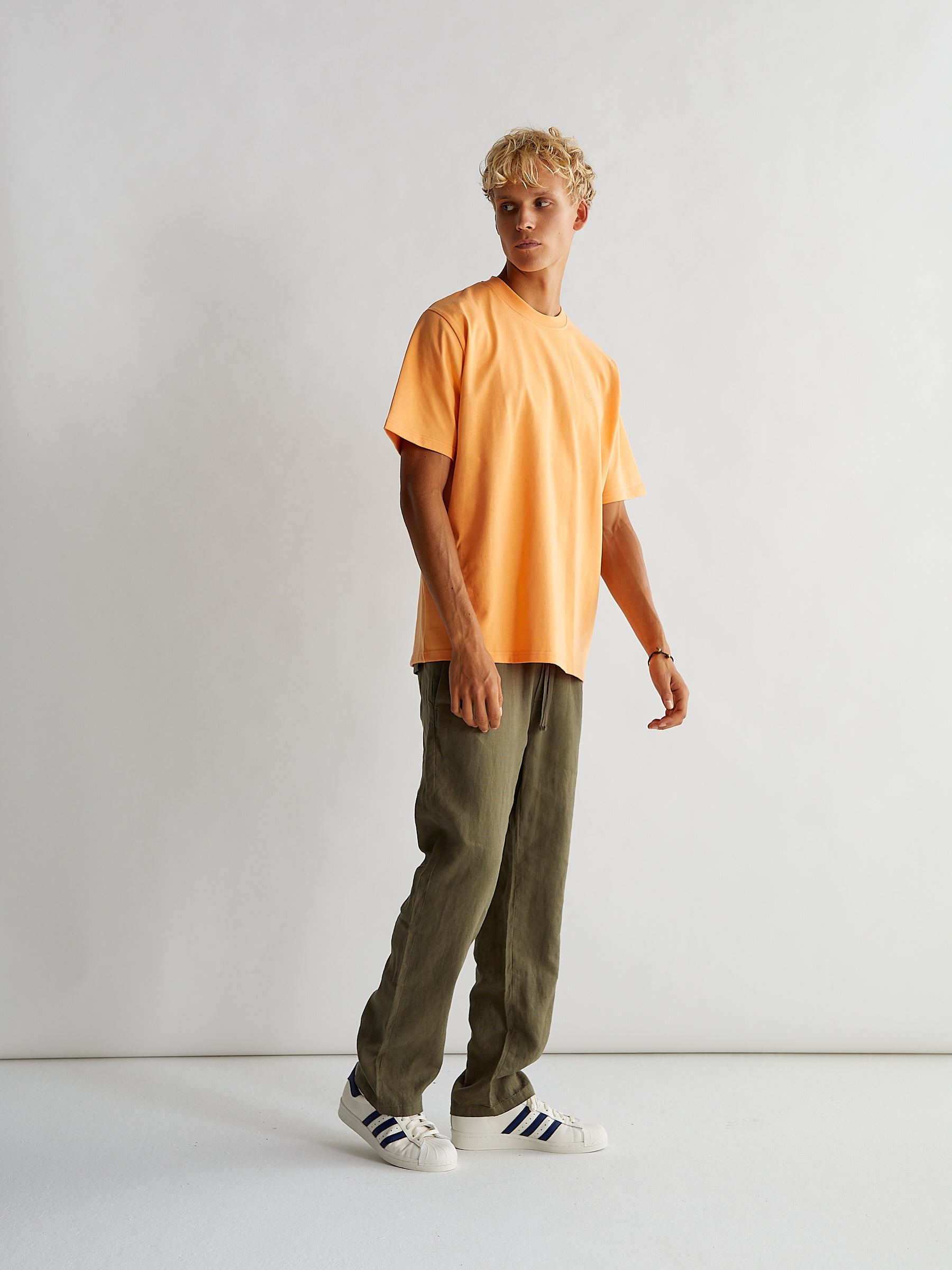 Woodbird  Baine Base Tee T-Shirts Orange