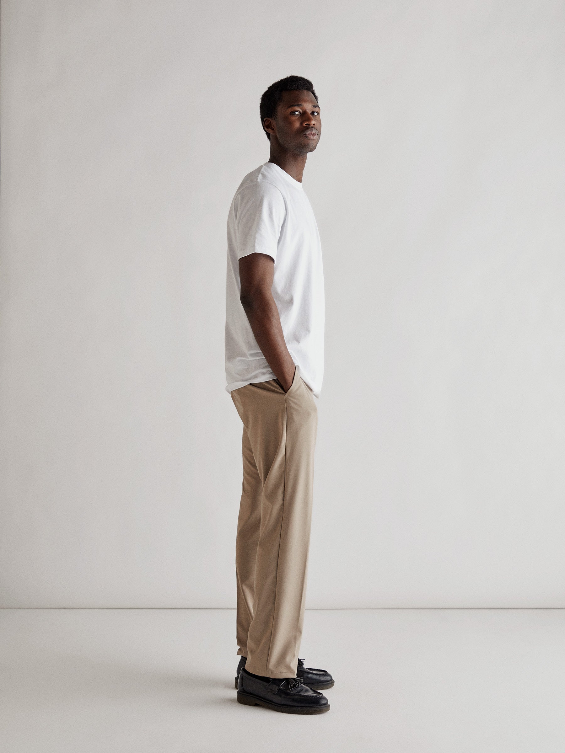 Woodbird Eik Nickel Pants Pants Ecru