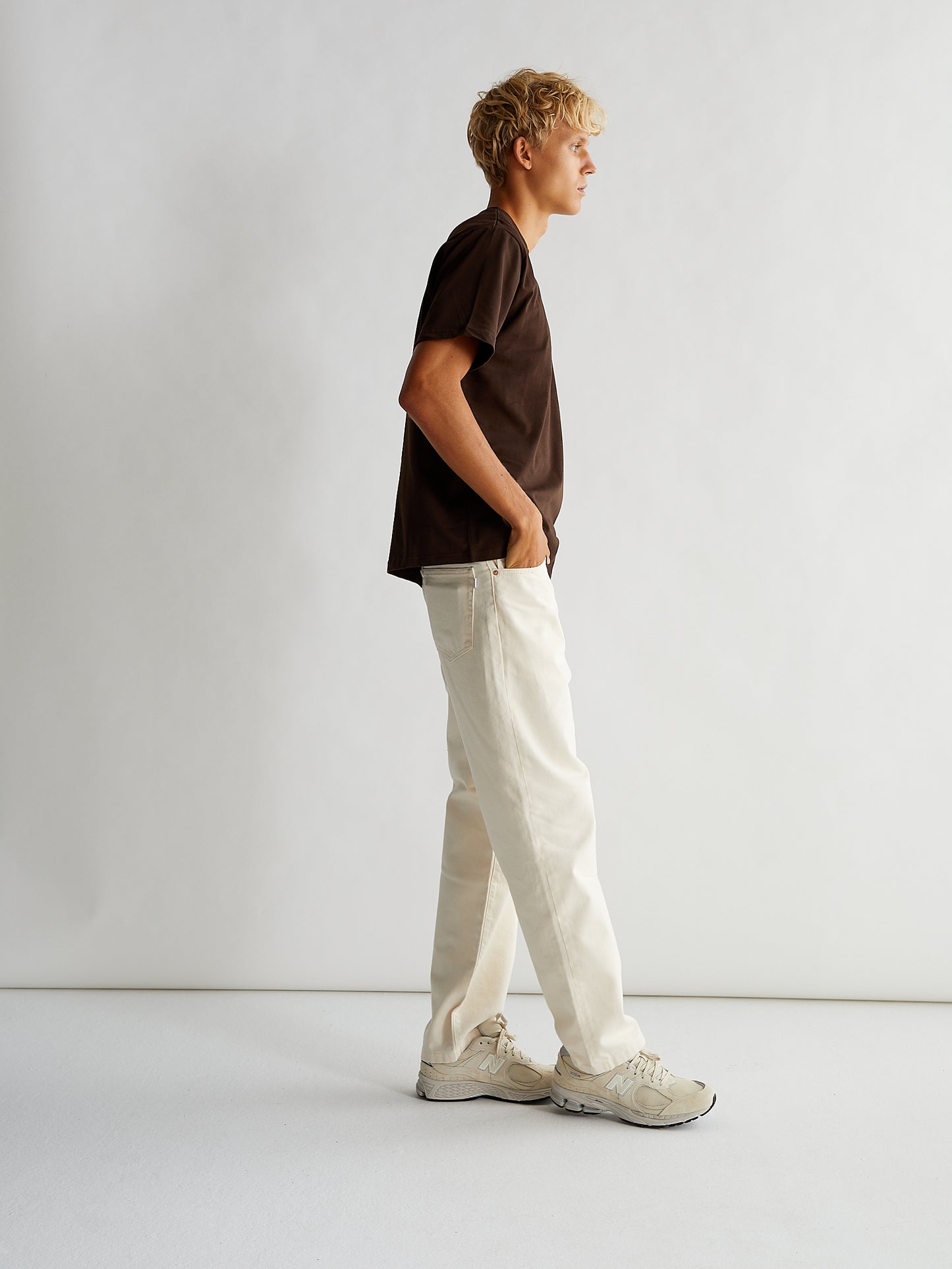 Woodbird  Leroy Twill Pants Jeans Off White