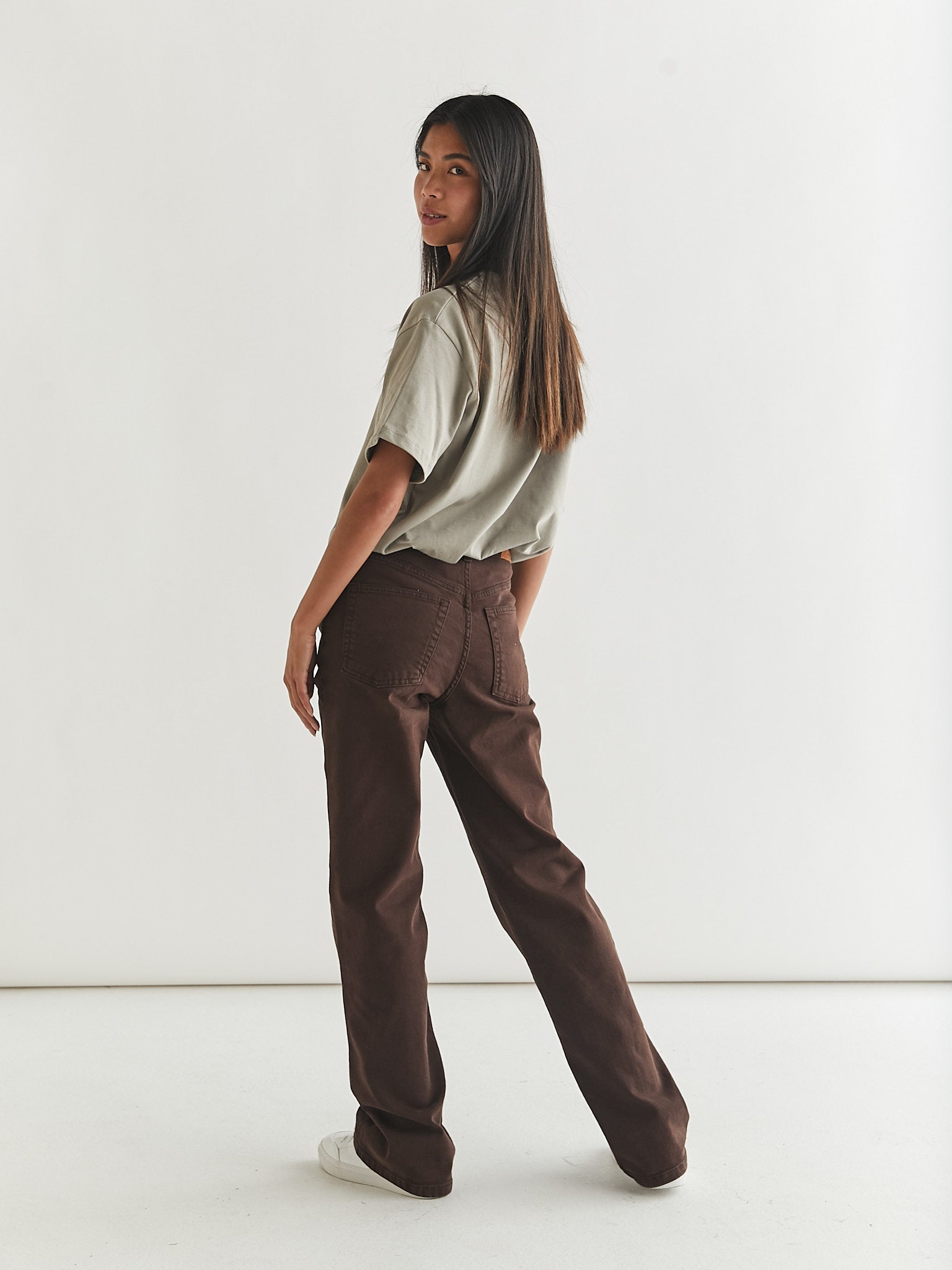 Woodbird Female Maria Color Jeans Jeans Brown