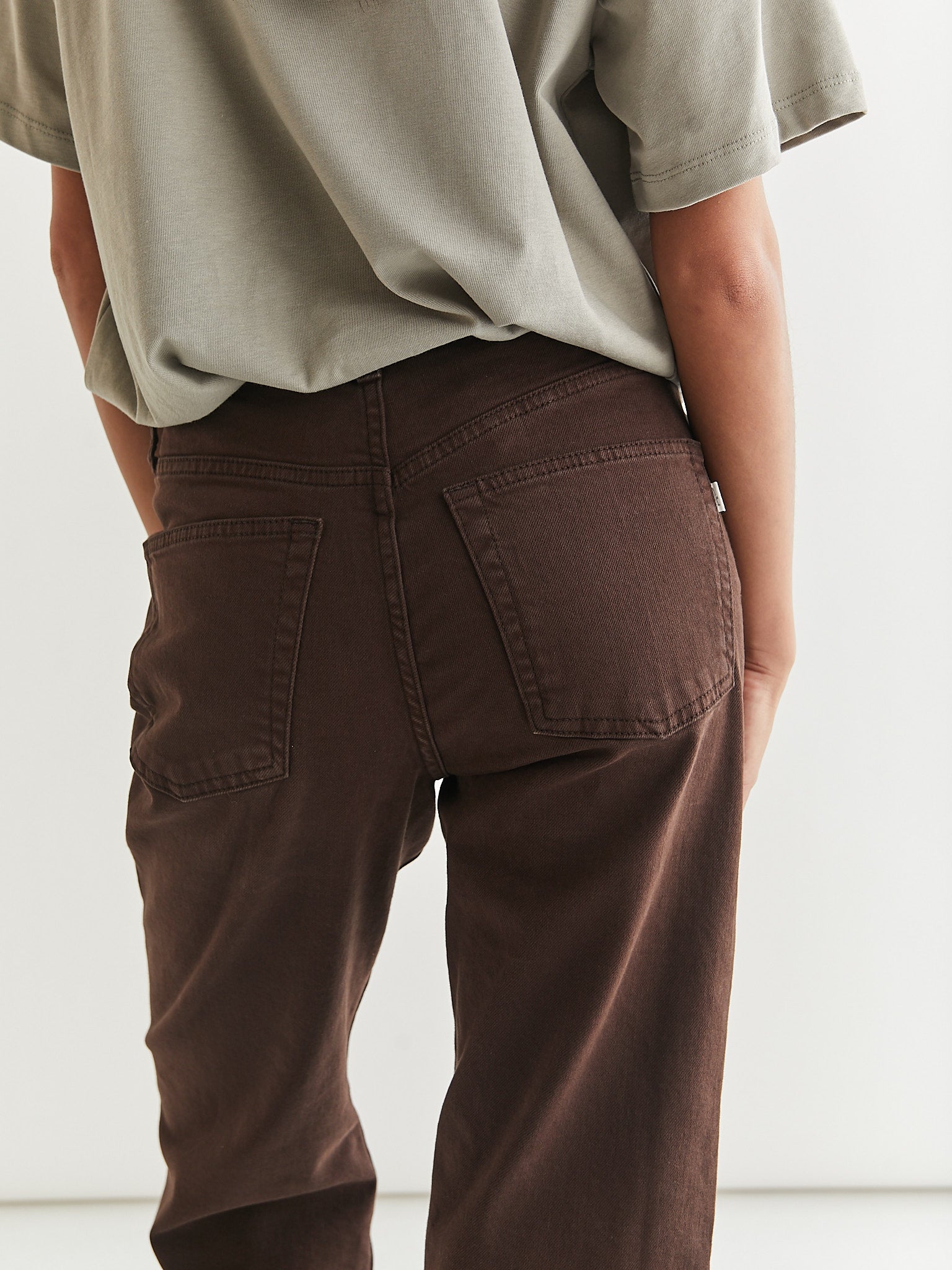 Woodbird Female Maria Color Jeans Jeans Brown