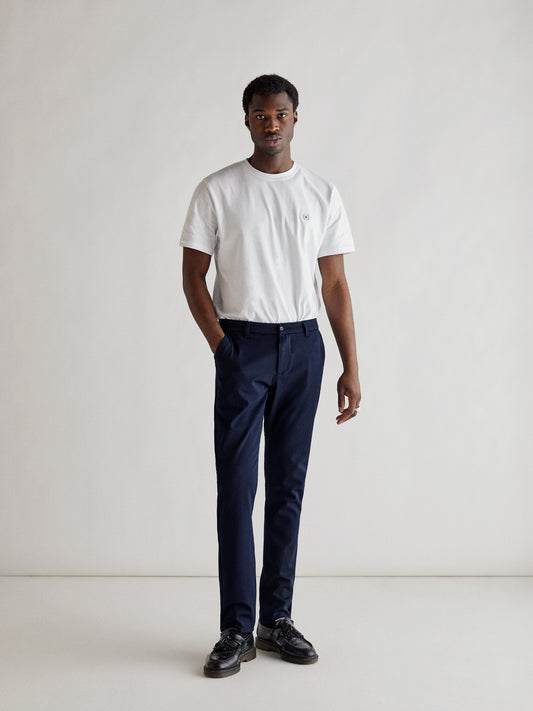 Woodbird Steffen Twill Pant Pants Navy